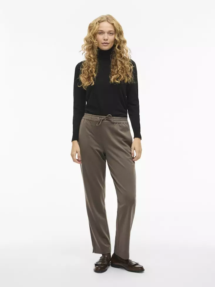 VILA VIELLIE Nilkkamittaiset Housut - Cropped, 7/8 -lahje - 25414110833FALCON - 1