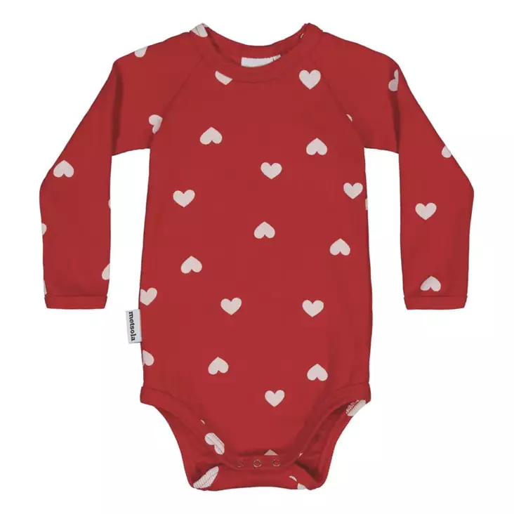 Metsola Heart Song Rib Body Pitkähihainen - Bodyt - 259BODYLSHEARTSON - 1