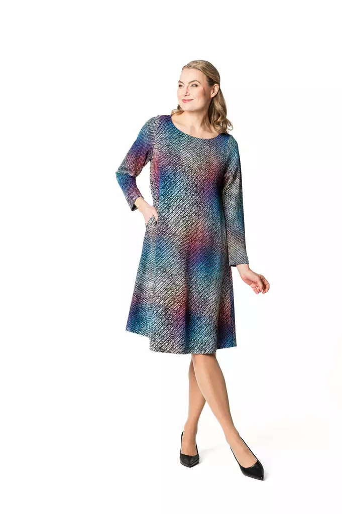 Aino Fioresa Visio A-linjainen Mekko Taskuilla - Neulosmekot - 263FIORESAVISIO - 1