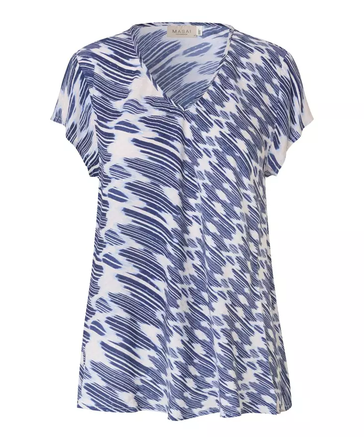 MASAI MAKALLO Kuosillinen Lyhythihainen Pusero - Kangaspaidat - 2631012695-2001P - 1