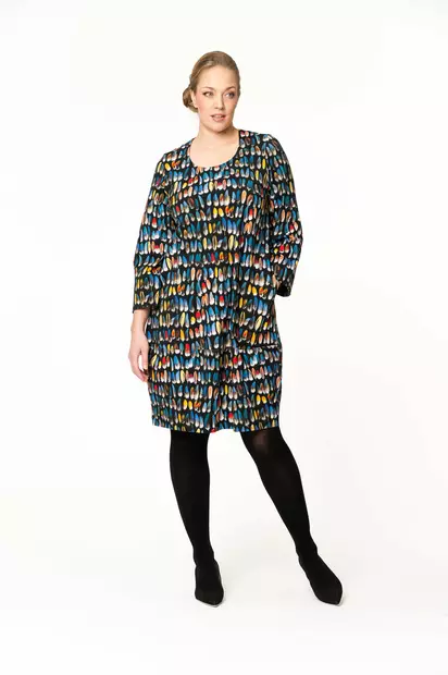 Aino Merette Feather Mekko - Trikoomekot ja Collegemekot - 243MERETTEFEATHER - 2