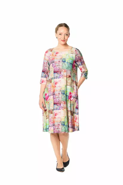 AINO Fiorina Niramaru Viskoositrikoo Mekko - Trikoomekot ja Collegemekot - 261FIORINANIRAMAR - 1