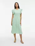 VILA Summer Lyhythihainen Midimekko - Trikoomekot ja Collegemekot - NOS14087542SILTGR - 5