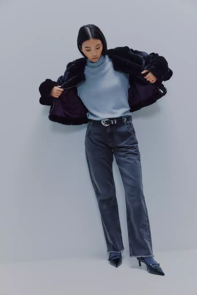 VILA VIXANDRA Glitter Neulosliivi - Neulospaidat - 24614099901SILVER - 1