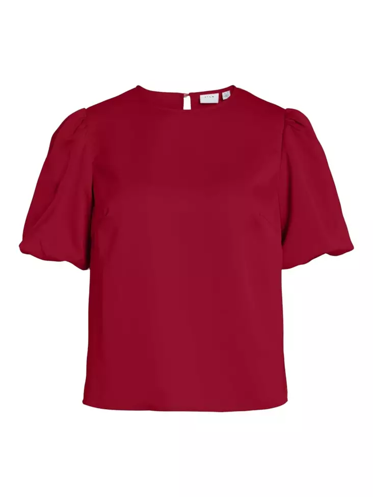 VILA Ellette Pyöreä Päänteinen Toppi - Kangaspaidat - NOS14107986BARBAR - 1