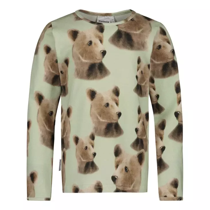 Metsola Bear Shirt LS Paita - Paidat - 261BEARSHIRTLSSPR - 1