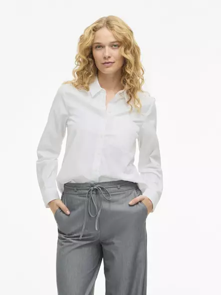 VILA VIDARMA Pitkähihainen Paitapusero - Kangaspaidat - NOS14110541BRIGHT - 1