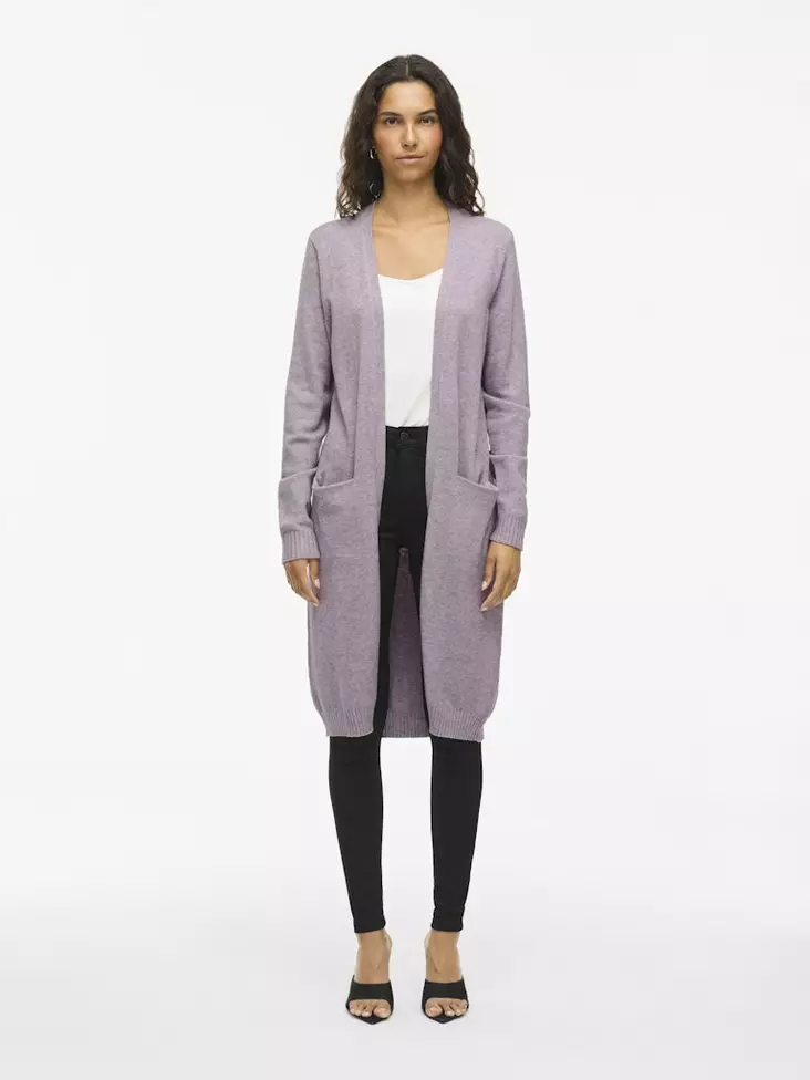 VILA VIRIL Pitkä Perusmallinen Neuletakki - Neuletakit - NOS14042770TOADST - 1