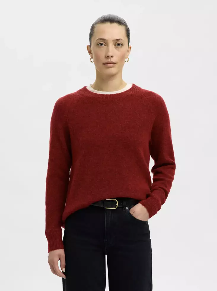 SELECTED FEMME Lulu Neulepusero Pyöreä Kaula-aukko - Neulepaidat, -tunikat, -mekot - NOS16074482EQUEST - 1