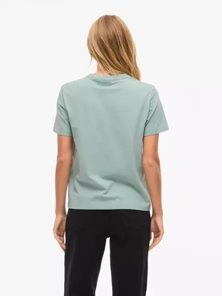 VILA VINORA Pyöreäpäänteinen T-paita - Trikoopaidat ja Collegepaidat - NOS14103448BLUESU - 2