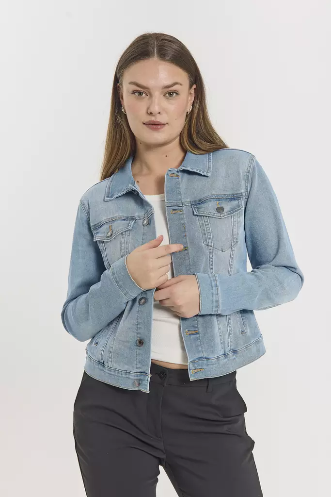 FREE/QUENT FQROCK Farkkutakki - Farkkutakit - NOS123122LIGHTBLU - 1