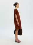 SELECTED WOMEN SLFCALLI Lyhythihainen Minimekko - Trikoomekot ja Collegemekot - 26316101454CHERRY - 2